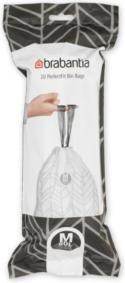 Brabantia PerfectFit Vuilniszakken - 60 L - Code M - 6 Rollen X 20 Stuks -Mepal shop 530x1200