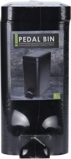 Pedaalemmer - Zwart - 5L -Mepal shop 539x1200 1