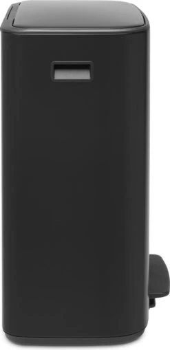 Brabantia Bo Prullenbak - 60 L - Met 80 Vuilniszakken - Matt Black -Mepal shop 582x1200 1