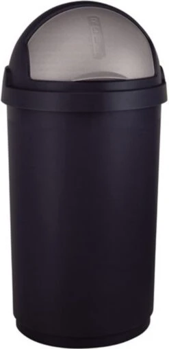 Curver Roll Prullenbak - 50 L - Zwart -Mepal shop 584x1200 4