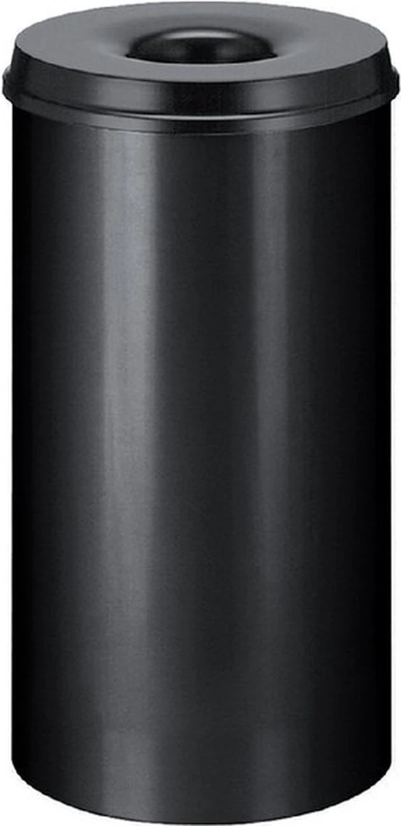 V-part Vlamdovende Prullenbak - 50L - Zwart 8 V-part Vlamdovende Prullenbak - 50L - Zwart - Afbeelding 6