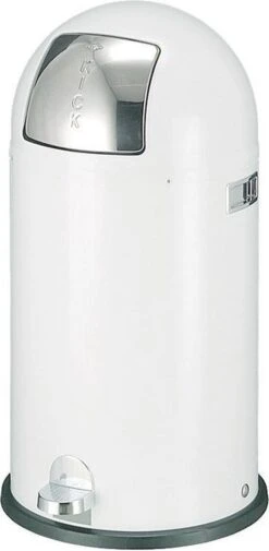 Wesco Kickboy - Prullenbak - 40 Liter Inhoud - Met Pedaal - Zwart -Mepal shop 587x1200