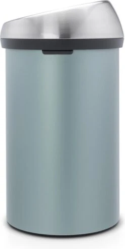 Brabantia Touch Bin Prullenbak - 60 L - Metallic Mint / Matt Steel Fingerprint Proof Deksel -Mepal shop 605x1200 1