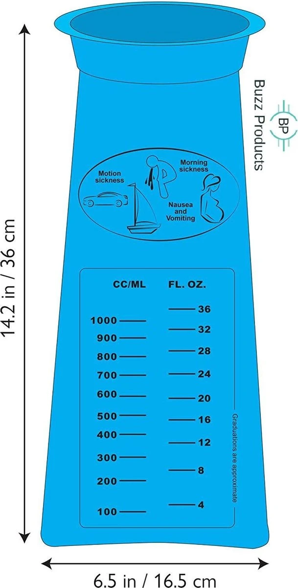 Buzz Products Kotszakje/Braakzak/Spuugzakken Met Afsluitbare Ring - 10 Stuks 4 Buzz Products Kotszakje/Braakzak/Spuugzakken Met Afsluitbare Ring - 10 Stuks - Afbeelding 2