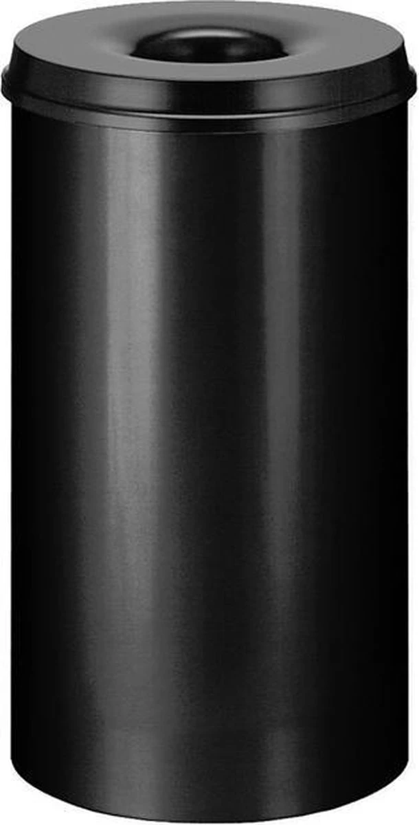 V-part Vlamdovende Prullenbak - 50L - Zwart 3 V-part Vlamdovende Prullenbak - 50L - Zwart