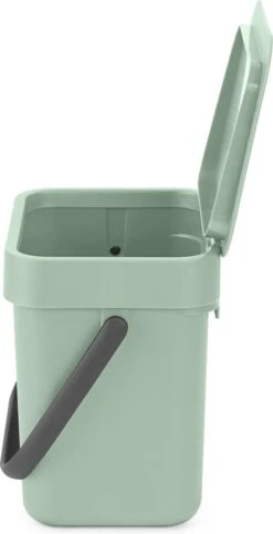 Brabantia Sort & Go Aanrecht Afvalbakje - 3 L - Jade Green -Mepal shop 615x1200