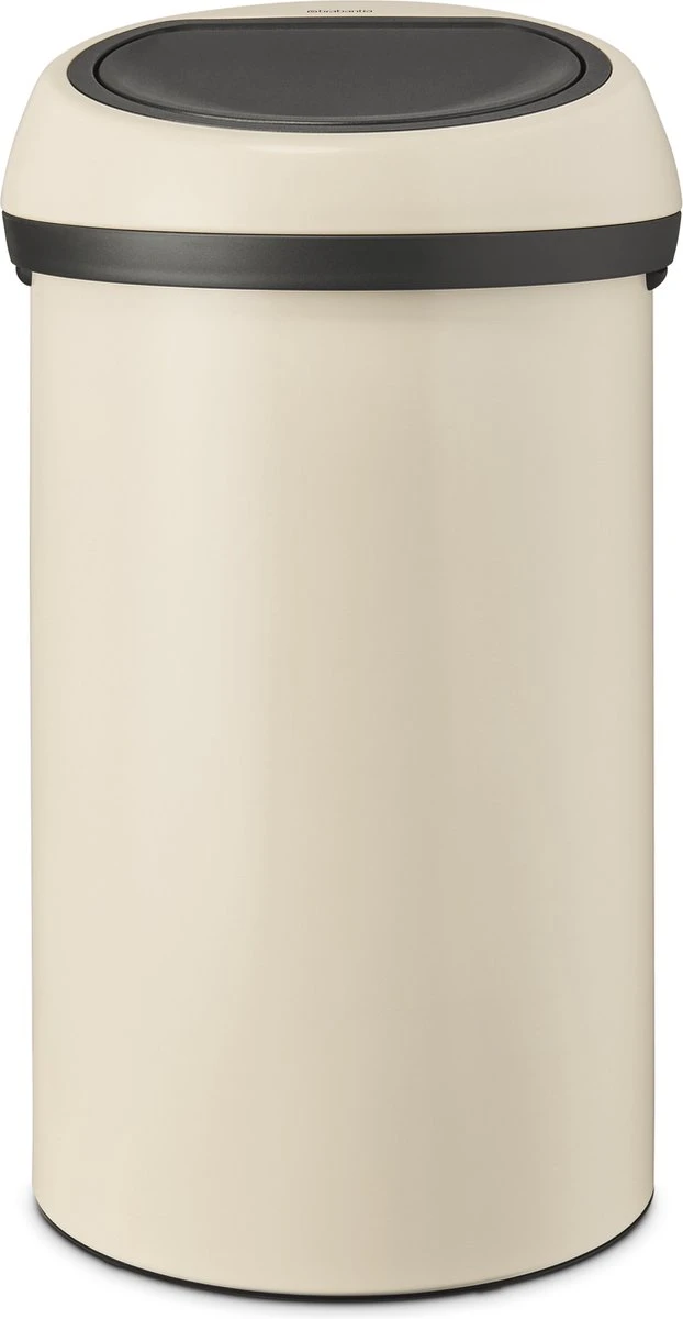 Brabantia Touch Bin Prullenbak - 60 L - Soft Beige 3 Brabantia Touch Bin Prullenbak - 60 L - Soft Beige