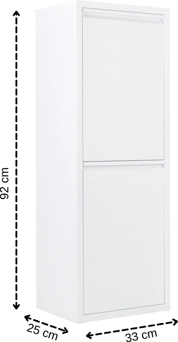 VEEHAUS – Allen - Prullenbak 2 Vakken – Afvalemmer 30 Liter (2x 15L) – Wit - 2-vaks Prullenbak Afvalscheiding – Afvalbak Metaal – Hygiënisch Recyclen - Afval Scheiden - Prullenbak 4 VEEHAUS – Allen - Prullenbak 2 Vakken – Afvalemmer 30 Liter (2x 15L) – Wit - 2-vaks Prullenbak Afvalscheiding – Afvalbak Metaal – Hygiënisch Recyclen - Afval Scheiden - Prullenbak - Afbeelding 2