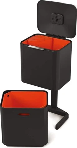 Joseph Joseph Intelligent Waste Prullenbak Totem Max - 60 L - Zwart -Mepal shop 627x1200 3