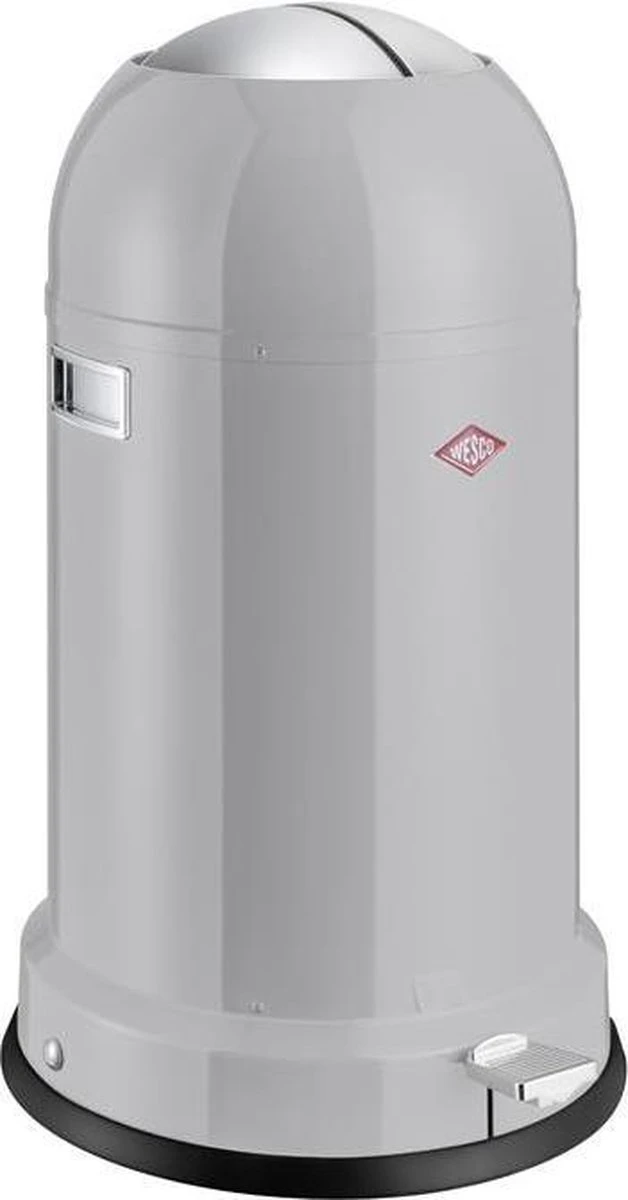 Prullenbak - Wesco Kickmaster Classic Line Soft Pedaalemmer - 33 Liter - Cool Grey 3 Prullenbak - Wesco Kickmaster Classic Line Soft Pedaalemmer - 33 Liter - Cool Grey