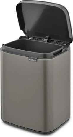 Brabantia Bo Prullenbak - 4 L - Platinum -Mepal shop 636x1200 4