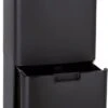 Royal Trash Matte Black Vuilnisemmer Met Sensor 72 L Rvs Matzwart