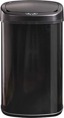 Kitchen Move RVS Prullenbak - 68 Liter - Zwart