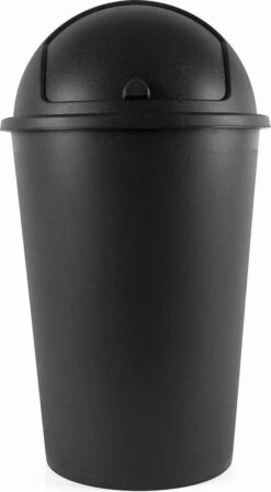 Deuba Vuilnis Prullenbak 2 Stuks - 50 L Met Schuifdeksel - Zwart -Mepal shop 661x1200 1