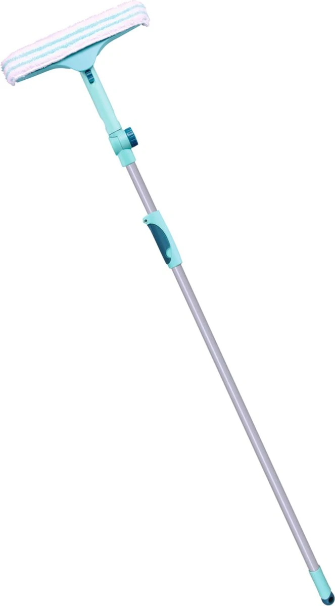 Leifheit Raamwisser 3in1 28 Cm Met Telescoopsteel En Draaiknop (110-190 Cm) Click System 3 Leifheit Raamwisser 3in1 28 Cm Met Telescoopsteel En Draaiknop (110-190 Cm) Click System