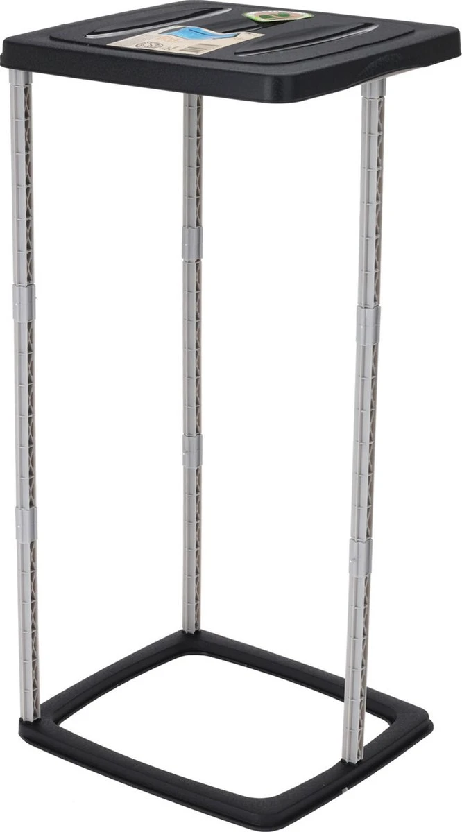 Storage Solutions Vuilniszakhouder - Zwart - 60L - Prullenbak - Vuilnisbak 3 Storage Solutions Vuilniszakhouder - Zwart - 60L - Prullenbak - Vuilnisbak