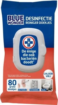 BLUE WONDER XL Desinfectie Reiniger Doekjes -Mepal shop 668x1200 1