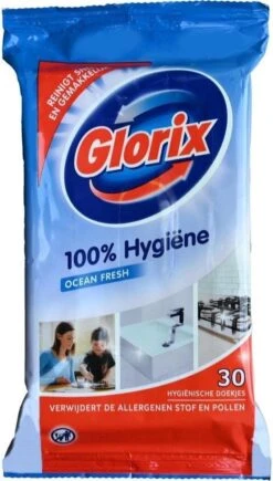 Glorix Doekjes Ocean - 100% Hygiene - 6 X 30 = 180 Vochtige Schoonmaakdoekjes 8 Glorix Doekjes Ocean - 100% Hygiene - 6 X 30 = 180 Vochtige Schoonmaakdoekjes -Mepal shop 682x1200 1