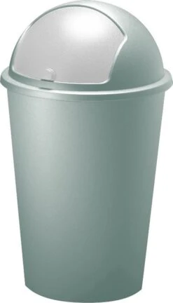 Deuba Prullen Vuilnisbak 50 L – Met Schuifdeksel - Mintgroen -Mepal shop 686x1200 3