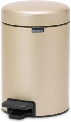 Brabantia NewIcon Prullenbak - 3 L - Metallic Gold 21 Brabantia NewIcon Prullenbak - 3 L - Metallic Gold -Mepal shop 696x1200