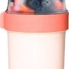 Lock&Lock Yoghurtbeker - Yoghurt Beker To Go - Muesli Beker To Go - Lunchpot - Lunchbeker - Medium - 560 Ml + 310 Ml - Roze
