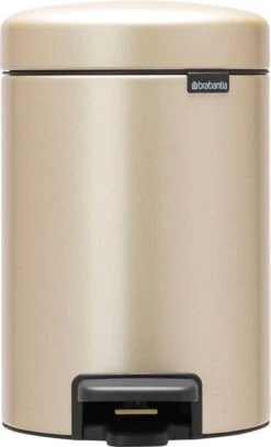 Brabantia NewIcon Prullenbak - 3 L - Metallic Gold 37 Brabantia NewIcon Prullenbak - 3 L - Metallic Gold -Mepal shop 728x1200 3