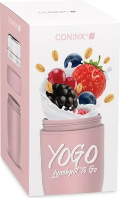 Coninx Yoghurtbeker To Go - Muesli Beker To Go - Lunchbeker - Mueslibeker 640ml (450ml+190ml) - Roze 13 Coninx Yoghurtbeker To Go - Muesli Beker To Go - Lunchbeker - Mueslibeker 640ml (450ml+190ml) - Roze -Mepal shop 728x1200 5