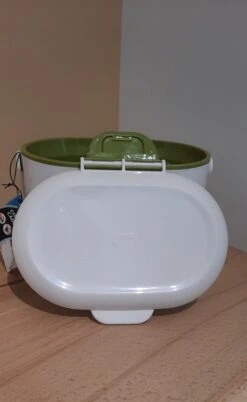 Prullenbak - Compost Caddy-GFT Afvalbakje - Losse Binnenemmer - Wit/Groen -Mepal shop 738x1200 3