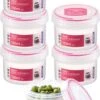 Lock&Lock Voorraadbussen - Vershoudbakjes - Bewaardozen Voedsel - Sausbakjes Met Deksel - Dressing Bakje - Kruidenpotjes - Babyvoeding Bewaarbakjes - 150 Ml - Rond - Luchtdicht - BPA Vrij - Set Van 6 Stuks -Mepal shop 738x1200 4
