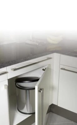 Hailo Compact-Box M Prullenbak - 15 L - Inbouwprullenbak - RVS -Mepal shop 740x1200 5