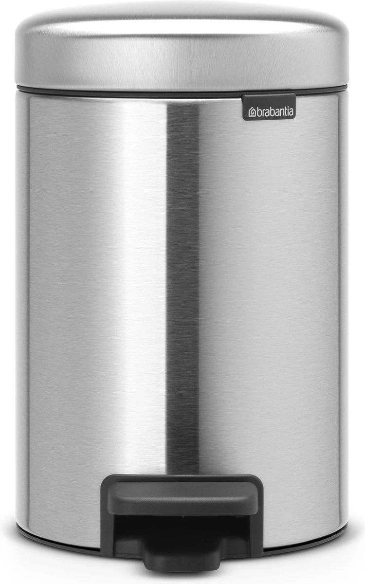 Brabantia NewIcon Prullenbak - 3 L - Matt Steel 3 Brabantia NewIcon Prullenbak - 3 L - Matt Steel