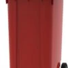 Kunststof Kliko Afval Rolcontainer Mini Container - 240 Liter - Rood