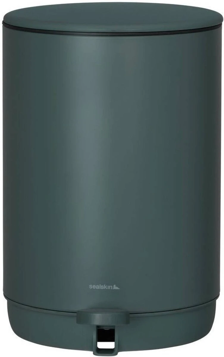 Sealskin Mind - Pedaalemmer - 5 Liter Vrijstaand - Donkergroen 4 Sealskin Mind - Pedaalemmer - 5 Liter Vrijstaand - Donkergroen - Afbeelding 2