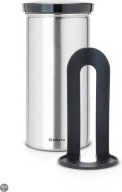 Brabantia Voorraadbus Voor 18 Koffie- En Theepads - Matt Steel Fingerprint Proof / Grijze Deksel 7 Brabantia Voorraadbus Voor 18 Koffie- En Theepads - Matt Steel Fingerprint Proof / Grijze Deksel -Mepal shop 761x1200 2