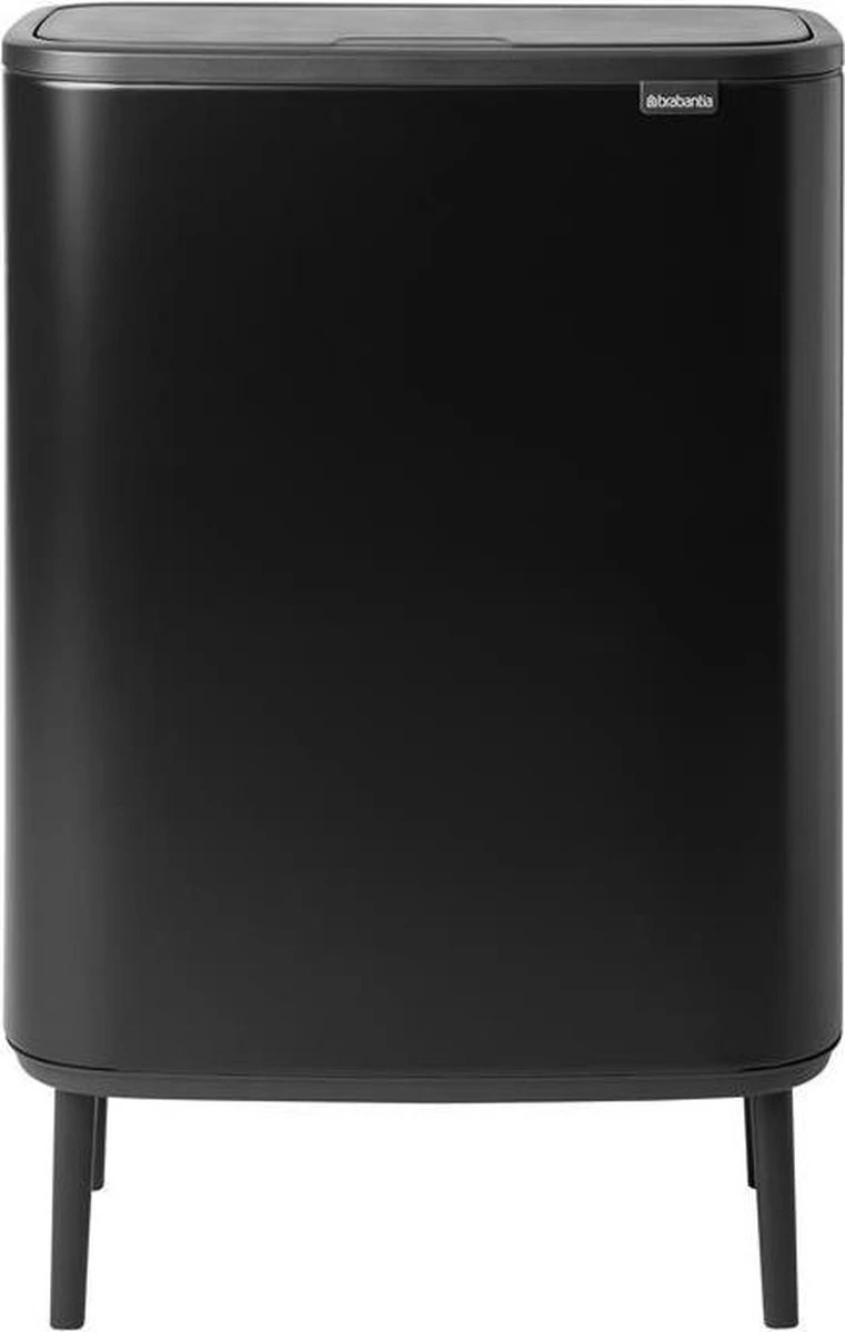 Brabantia - Bo Touch Bin Hi 60 L Matt Black 13 Brabantia - Bo Touch Bin Hi 60 L Matt Black - Afbeelding 12