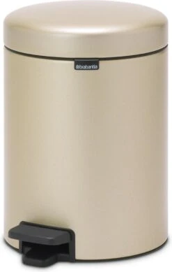 Brabantia NewIcon Prullenbak - 3 L - Metallic Gold 30 Brabantia NewIcon Prullenbak - 3 L - Metallic Gold -Mepal shop 762x1200 1