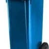 Merkloos Kliko Kunststof Afval Rolcontainer Mini Container - 120 L - Blauw -Mepal shop 780x1200 4