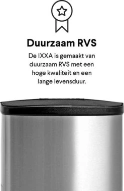 Prullenbak Met Sensor - 8 Liter - RVS - Toilet Afvalemmer - Badkamer Afvalbak Homra IXXA - Vuilnisbak - 8L - Vingerafdrukvrij RVS - Hygiënisch - Automatische Softclose Deksel - Automatische Deksel - Sensor Vuilbak -Mepal shop 785x1200 1