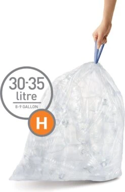 Simplehuman Afvalzak Code H - Kunststof - 30-35 Liter - Pak Van 3x20 Stuks - Transparant 11 Simplehuman Afvalzak Code H - Kunststof - 30-35 Liter - Pak Van 3x20 Stuks - Transparant -Mepal shop 786x1200 6