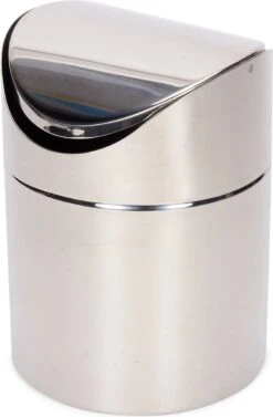 Blokker Badkamer Prullenbak - 1,5 Liter - RVS