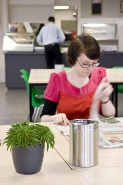 V-Part Tafel Prullenbakje - 2 L - Mat RVS 5 V-Part Tafel Prullenbakje - 2 L - Mat RVS -Mepal shop 797x1200 6