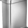 Simplehuman Rectangular - Prullenbak - 55 Liter Inhoud - Met Soft Close Deksel - RVS -Mepal shop 799x1200 16