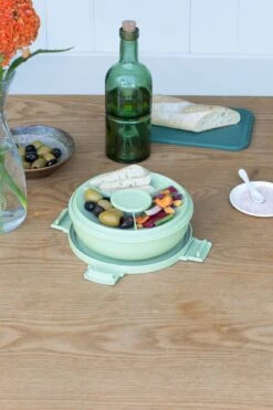 Brabantia Make & Take Salade Lunchbox - 1,3 L - Kunststof - Jade Green -Mepal shop 800x1200 100