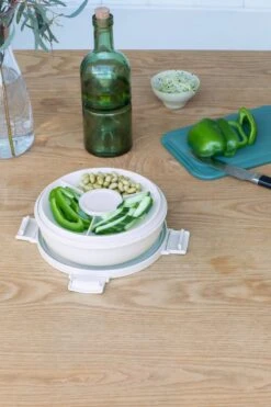 Brabantia Make & Take Salade Lunchbox - 1,3 L - Kunststof - Light Grey -Mepal shop 800x1200 103