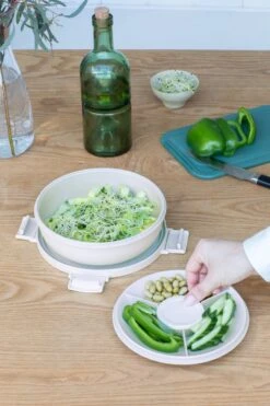 Brabantia Make & Take Salade Lunchbox - 1,3 L - Kunststof - Light Grey -Mepal shop 800x1200 104