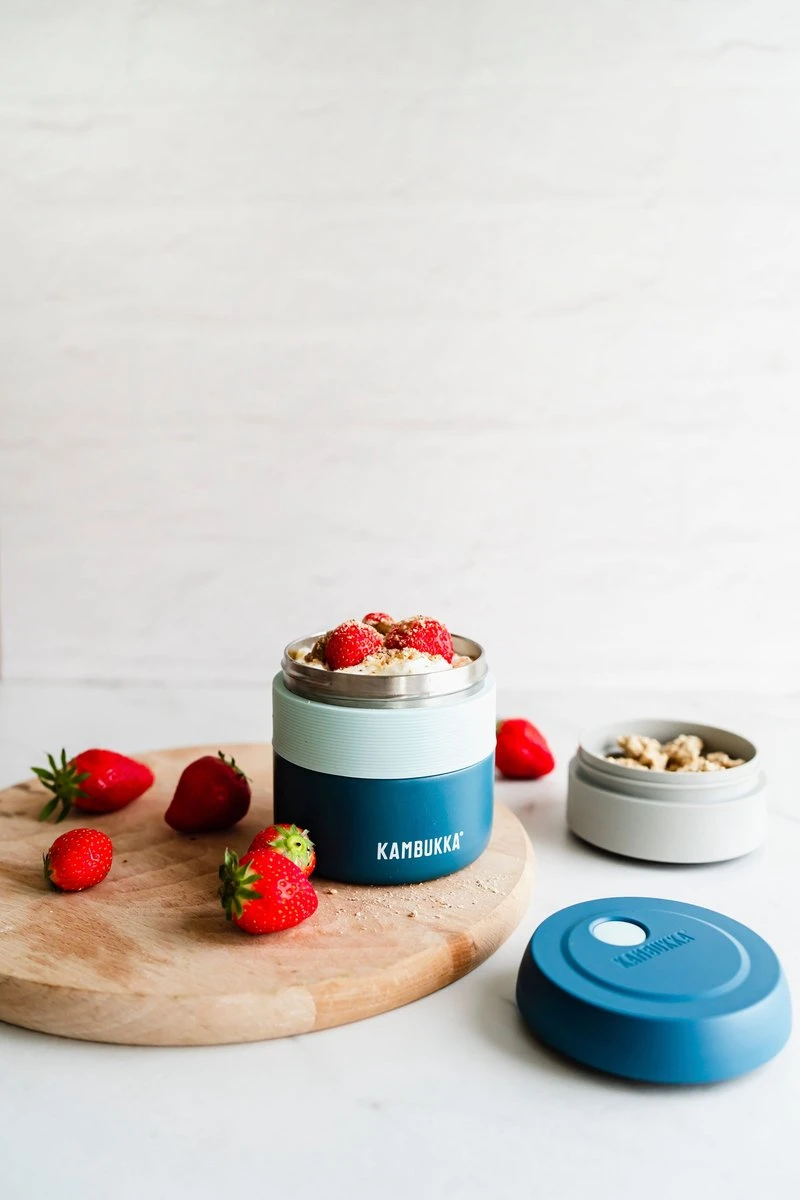 Kambukka Bora - Lunchbox - 400 Ml - Voedselcontainer Houdt 6 Uur Warm & 100 % Lekvrij - Deep Teal 5 Kambukka Bora - Lunchbox - 400 Ml - Voedselcontainer Houdt 6 Uur Warm & 100 % Lekvrij - Deep Teal - Afbeelding 3