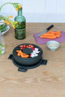 Brabantia Make & Take Salade Lunchbox - 1,3 L - Kunststof - Dark Grey -Mepal shop 800x1200 110