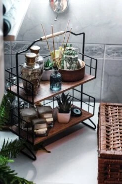 Metalen Keuken Etagere 2 Laags Van Naturn Living | Keuken Opbergrek | Kruidenpotjes Rek | Kruiden Organizer | Keuken Rek Specerijen | Mat Zwart -Mepal shop 800x1200 113