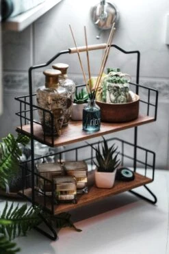Metalen Keuken Etagere 2 Laags Van Naturn Living | Keuken Opbergrek | Kruidenpotjes Rek | Kruiden Organizer | Keuken Rek Specerijen | Mat Zwart -Mepal shop 800x1200 114
