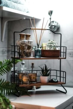 Metalen Keuken Etagere 2 Laags Van Naturn Living | Keuken Opbergrek | Kruidenpotjes Rek | Kruiden Organizer | Keuken Rek Specerijen | Mat Zwart -Mepal shop 800x1200 116